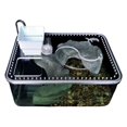 thumbnail image 1 of Turtle breeding tank water and land with sun drying platform small desktop, 1 of 7