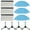 A, variant on 10 Pcs Replacement Parts Accessories Compatible with Laresar L6 Nex Robot Vacuums - 3 Mop Cloths, 3 Filters, 4 Side Brushes