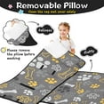thumbnail image 3 of Dog Paw and Bone Toddler Nap Mats for Kids Preschool,Sleeping Mat Bag or Kids,Toddler Sleeping Bag,Toddler Nap Mat or Daycare, 3 of 6