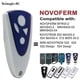 thumbnail image 3 of Novoferm Novotron 502 Max43-2 504 Max43-4 512 Mix 43-2 Garage Door Remote Control For Mtr43-2 Mchs43-2 Mnhs433-02 Mnhs433-04 New, 3 of 4