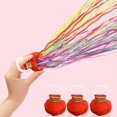 thumbnail image 3 of Tnobhg 10Pcs Hand Throw Streamer Popper Birthday Wedding School Opening Graduation Retirement Party Celebration No Mess Confetti Paper Ribbon Cracker, 3 of 8