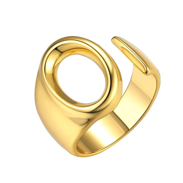 Anillo de moda para mujer, anillo de pareja, anillo de apertura de 26 letras, joyería Wmkox8yi sjalhkljlk2514