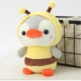 thumbnail image 3 of Peluche de pingüino-abeja, muñecos suaves para niños, regalos 10, 3 of 4