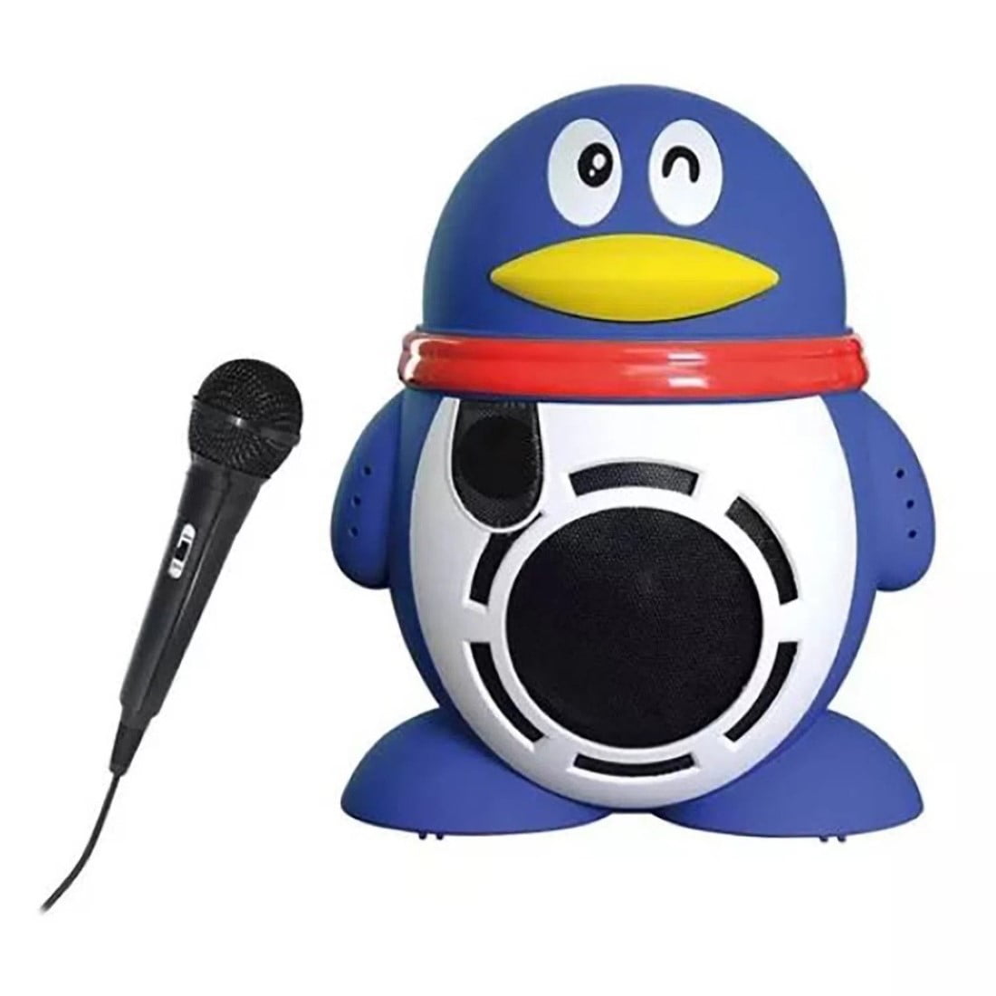 Parlante Portatil Pingüino Karaoke Azul Fiddler | Lider.cl
