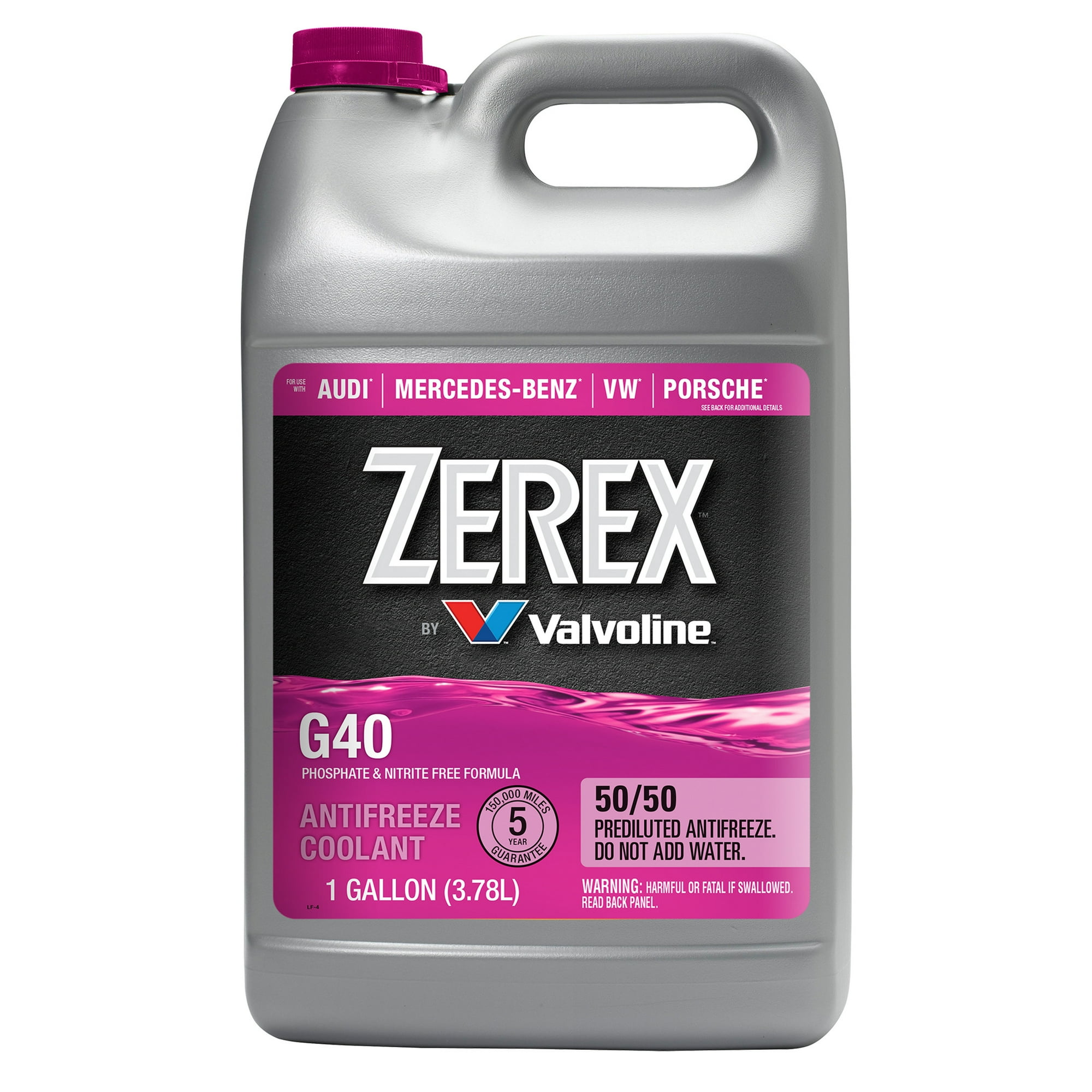 Zerex G40 Antifreeze Coolant 50/50 Ready-to-Use 1 Gallon
