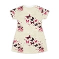 thumbnail image 3 of Butterflies T-shirt Dress-Party Dress-Cocktail Dress-Evening Dress, 3 of 4