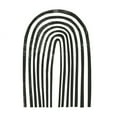 thumbnail image 3 of Scarvey, Emma 20x20 Black Modern Framed Museum Art Print Titled - Arcobaleno Nero IV, 3 of 5