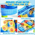 thumbnail image 5 of JoyStone Kids Sand Water Table for Beach, 41PCS Activity Sensory Play Table Toys for Toddlers, Water Activity Tables Summer Gift Toys for Outside Backyard for Kids Age 3-5, 5 of 12