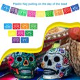 thumbnail image 2 of Wosthever Banderines Artículos de Fiesta Decoraciones Fiesta Mexicana MS03-Day of the dead Kits de decoración para fiestas MS04-Universal Wosthever HA047925-04, 2 of 6