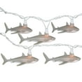 thumbnail image 3 of 10-Count Gray and White Shark Patio Light Set 5.75ft White Wire, 3 of 7
