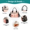 thumbnail image 3 of Lunch Bag Insulated Lunch Box Leakproof Reusable Cooler Tote Adjustable Shoulder Strap for Men Women Two People Stand on Water 12L, 3 of 6