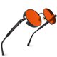 thumbnail image 1 of Gafas de Sol Retro Steampunk Redondas Polarizadas CGID E72 UV400, 1 of 4
