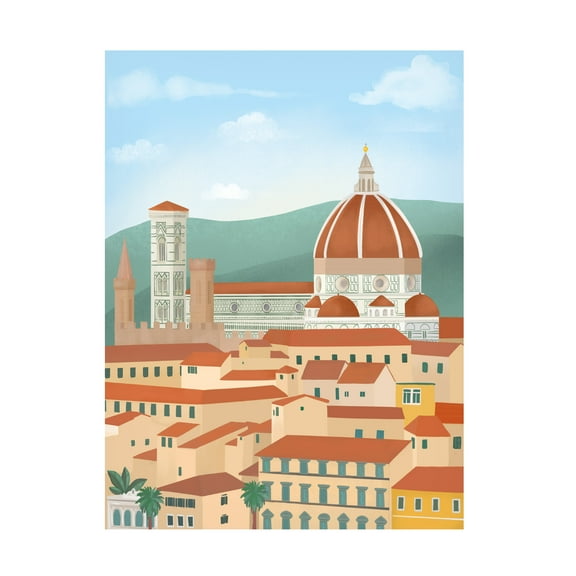 Petra Lizde 'Florence' Canvas Art