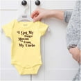 thumbnail image 5 of I Get My Dance Moves From My Uncle Bodysuit Jumper Boys Infant Baby Brisco Brands 6M, 5 of 6
