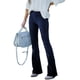thumbnail image 2 of Pantalones Acampanados,Pantalones Acampanados De Mujer Pantalones Altos De Mujer Slim Fit Pantalones De Bolsillo Eficiencia Maximizada, 2 of 6