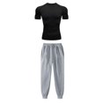 thumbnail image 2 of Anime Jujutsu Kaisen Compression Set Performance GYM Set Men‘s Athletic Workout Quick Dry Shirts+Sweatpants Unisex Sportwear, 2 of 7