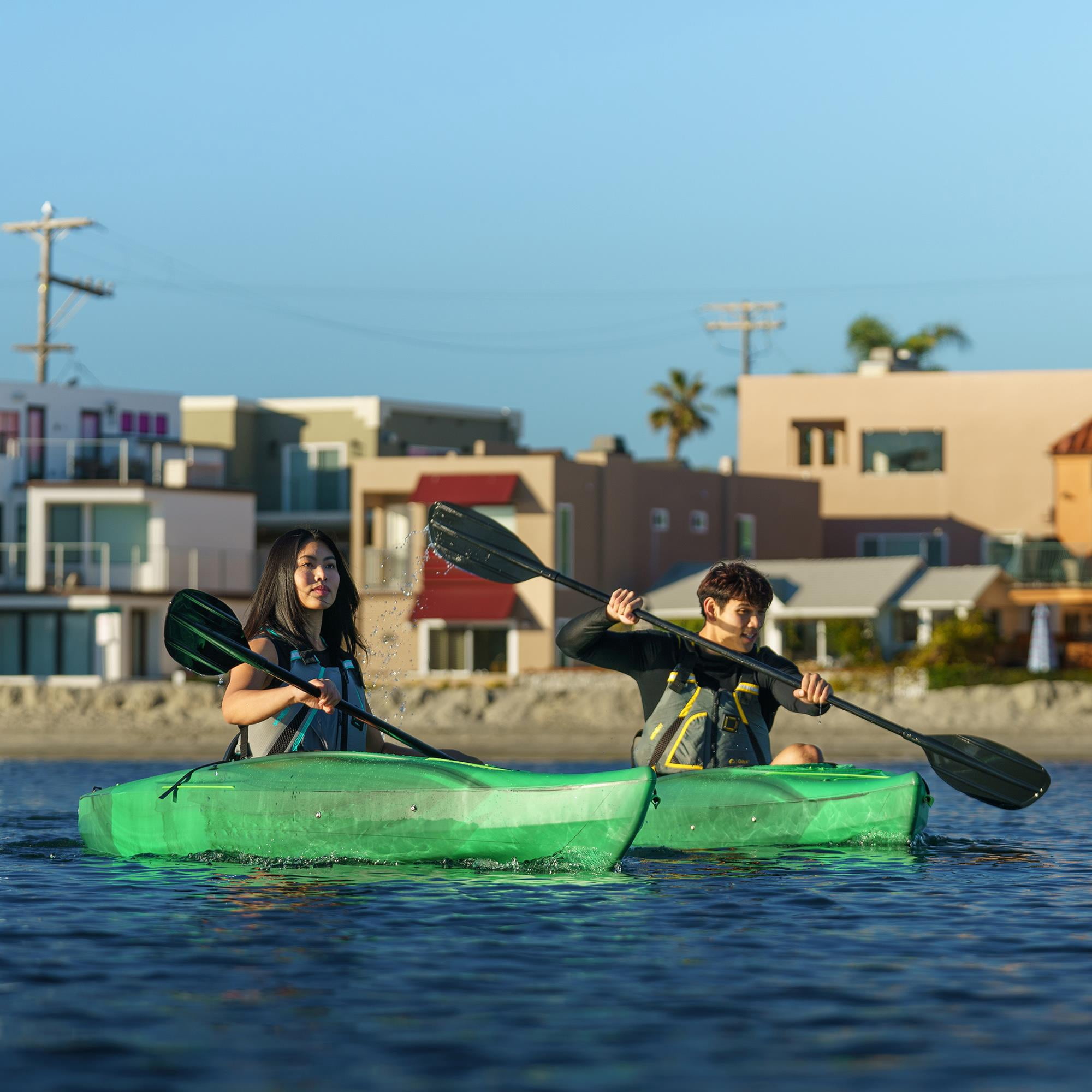 (2 pack) Lifetime Guster 10 ft Sit-Inside Kayak, Lightning Fusion (90852)