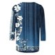 thumbnail image 5 of Tops de Verano 3/4 Mangas para Mujeres 2025 Impresa Camiseta Blusa Cuello Redondo Primavera Y Verano Top, 5 of 5