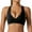 Black, variant on Xfvqtps Sports Bra for Women Racerback Standard Strap Deep V Neck Padded Backless Breathable Yoga Athletic Exercise Bras Blue
