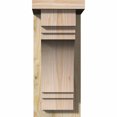 thumbnail image 2 of 6"W x 10"D x 14"H Pescadero Rough Sawn Corbel w/Backplate, Douglas Fir, 2 of 9