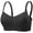 Black, variant on IWRICH Bras for Women Wireless Push up No Underwire Seamless Full Coverage Supportive T Shirt Everyday Bralettes Coffee 34