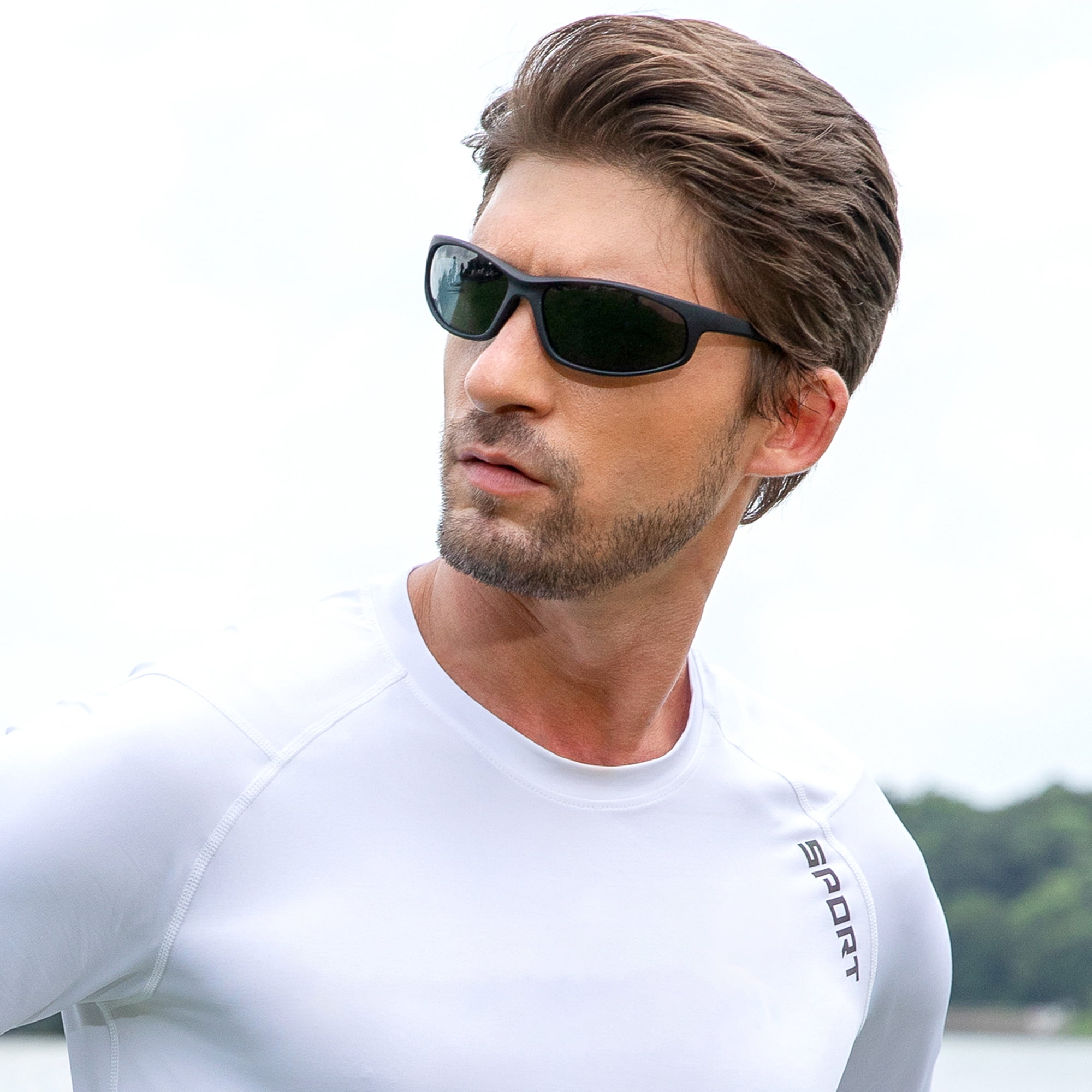 CAREFULLY Sports Sunglasses for Men Women UV400 Protection 3 Pack Set