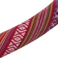 thumbnail image 3 of 15 inch Boho Car Steering Wheel Cover Universal Fit Most Cars Automotive Claret-red Cover ProtectionEthnic Style Coarse Flax Cloth, 3 of 6