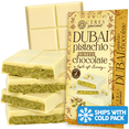 thumbnail image 5 of Ceres Gourmet Dubai Dark Chocolate Kunafa Pistachio Bar 3-Pack | Crispy Knafeh Pistachio Gift Set | 3 x 7oz (200g) | Shipped with Ice Packs, 5 of 8