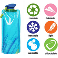 thumbnail image 5 of Pack 700ML Outdoor Sports Collapsible Kettle, BPA Free,Reusable,Leakproof Folding Drinking Water Bottle Portable for Camping, Sports Or Hiking Use, 5 of 5