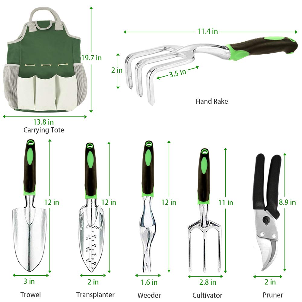 COCOBELA 111-Piece Garden Tool Set with Succulent Tools Kit photo 2