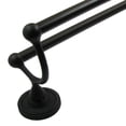 thumbnail image 2 of Rusticware 8222BLK Midtowne Black 24 In. Double Towel Bar, 2 of 5