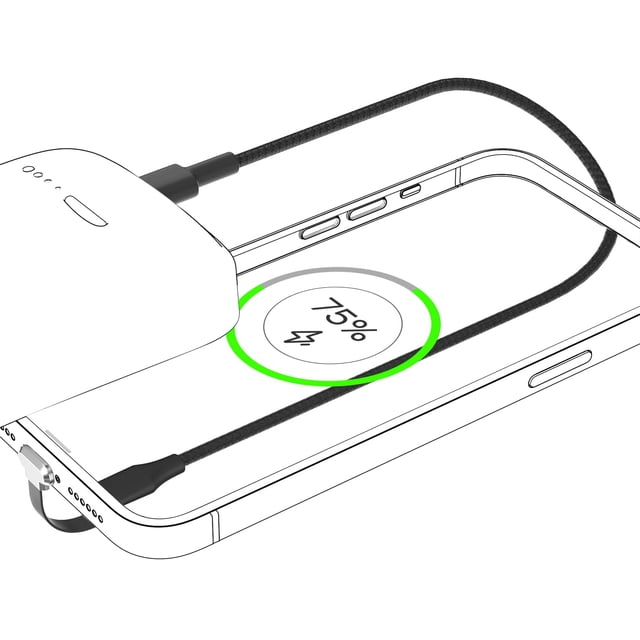 Cable de carga USB C de 1 pie, 60 W, tipo C, para Samsung iPhone