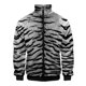 thumbnail image 3 of Chaquetas con estampado de tigre en 3D para hombre, chaqueta informal de manga larga a la moda, ropa de calle transpirable, abrigos holgados y cómodos con cremallera, 3 of 4