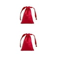 thumbnail image 4 of Inteprter Bolsas de joyería súper suaves y accesorios preciosos para exhibición, respetuosos con el medio ambiente, fáciles de poner en rojo rojo 2Conjunto, 4 of 6