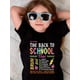 thumbnail image 1 of Young Boy's/Girls "School Humor Cotton Graphic Tees, Back To School Clothes Girls, Black Summer Tops With Funny Quote, Gift For First Day of School, , Casual, Lightweight" Kids Clothes Girl, 1 of 6