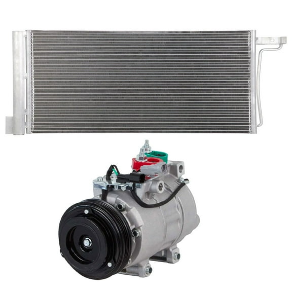 For Ford Focus 2014 AC Compressor w/ A/C Condenser & Drier - BuyAutoParts