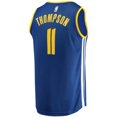 thumbnail image 3 of Men's Fanatics Klay Thompson Royal Golden State Warriors Fast Break Replica Player Jersey - Icon Edition, 3 of 3