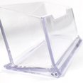 thumbnail image 5 of Paquete de 5 tarjeteros de escritorio para tarjetas de presentación, estuche de almacenamiento de plástico transparente, caja de almacenamiento de datos para un fácil acceso a la oficina, 5 of 5
