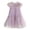Purple, variant on Fozruso Cute Girls Dresses Toddler Girls Fly Sleeve Star Moon Sequin Dress Dance Party Ruffles Dresses Clothes Sizes 2-3 Years