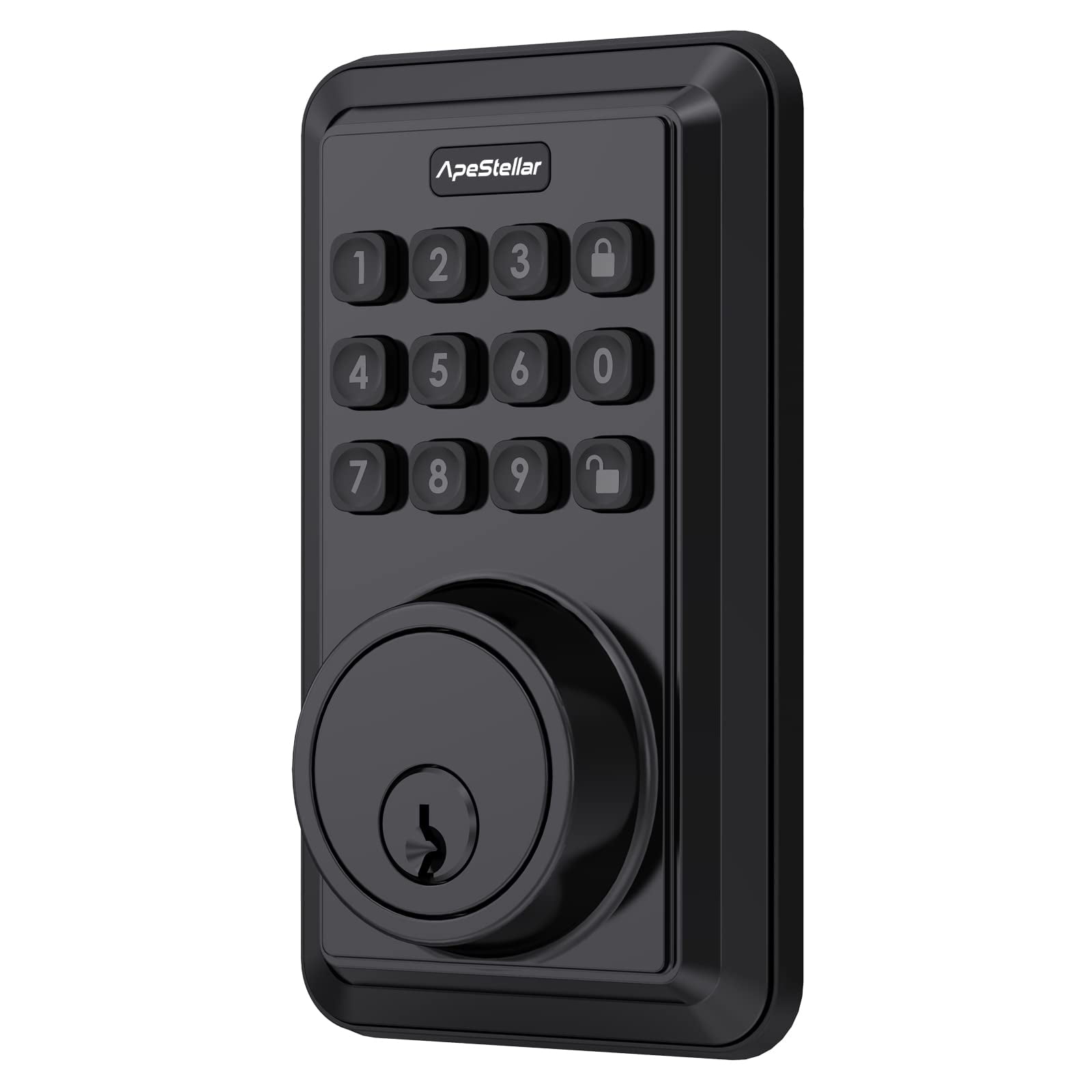 Keyless Entry Door Lock with Keypad, Electronic Deadbolt Keyed Entry
