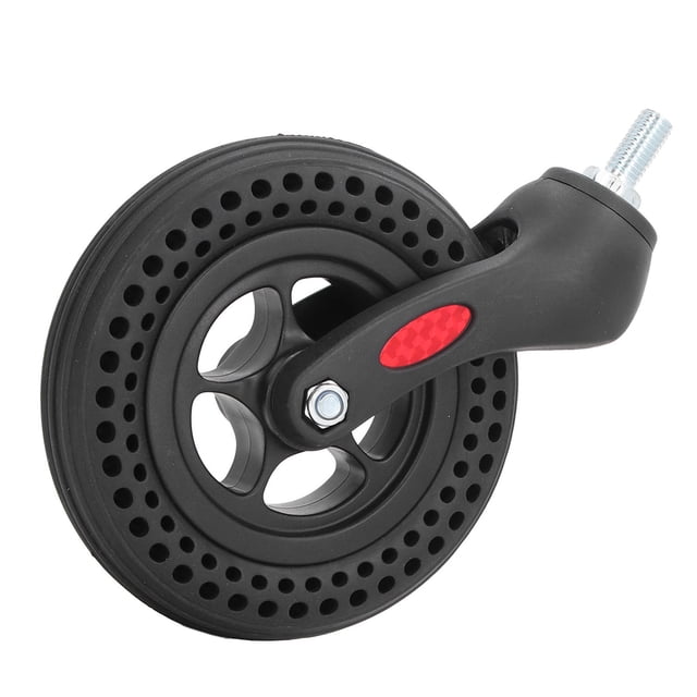 Rueda de repuesto para silla de ruedas de 6 pulgadas con diseño de panal, de goma antideslizante, para ayuda para caminar
