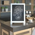 thumbnail image 2 of Flash Furniture Canterbury 12" x 17" Rustic Blue Tabletop Magnetic Chalkboards with Metal Scrolled Legs, Hanging Wall Chalkboards, Countertop Memo Boards, Set of 10, 2 of 13