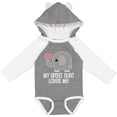 thumbnail image 3 of Inktastic Great Aunt Loves Me Elephant Boys or Girls Long Sleeve Baby Bodysuit, 3 of 5