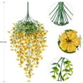 thumbnail image 2 of 2 Pcs Faux Plants Fall Decoration,29 In Silk Daisy Realistic UV Resistant,Yellow Plants Hanging for Fall Autumn,Outdoor,Indoor,Garden,Yard Decor, 2 of 6