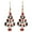 (2-Pack) A-3, variant on (2-Pack) Pearl Beaded Cowboy Boot Dangling Earrings Set Drop Dangle Earrings Shiny Beaded Hoop Earrings Rhinestones Pearl Star Snowflower Christmas Earrings Boot Earrin