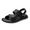 Black, variant on CHICVOMEY Men's Sandals Summer Slide Sandals for Men with Soft Latex Cushion Non-Slip Sole Comfortable Outdoor Beach Sandals for Walking Travel