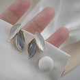 thumbnail image 5 of Pendientes de hojas. Pendientes de moda coreanas LingWen 9024719148502, 5 of 5