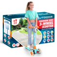 thumbnail image 1 of Trottinette à 3 Roues pour Enfants OutdoorCruiser à Inclinaison pour Diriger avec DEL, 1 of 7