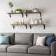 thumbnail image 5 of Set de 4 Repisas Flotantes de Madera Fixwal Marrón 42 cm, 5 of 7