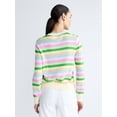 thumbnail image 3 of Free Assembly Women's Classic Cardigan Sweater with Long Sleeves, Lightweight, Sizes XS-4X, 3 of 5
